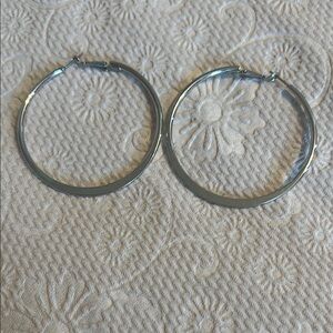 Silver Hoop Earrings